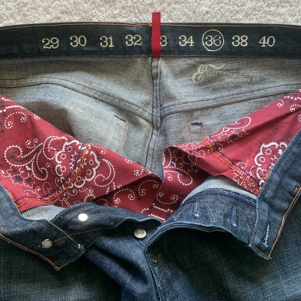 Earnest sewn jeans. Great condition. Like new. No tears no stains - Picture 2 of 6